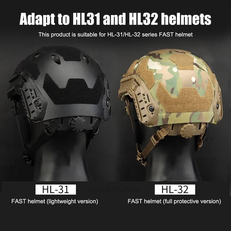 AZB Tactical Helmet Strap Adjustable Chin Strap Inner Suspension System with Bolts and Screws for Tactical Fast MICH IBH Airsoft Helmets - Image 3